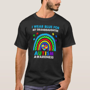 Ik Draag Blauw Voor Mijn Kleinzoon Autisme Bewustz T-shirt