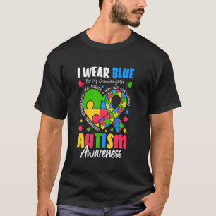 Ik Draag Blauw Voor Mijn Kleinzoon Autisme Oma Pu T-shirt