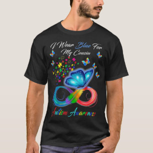 Ik draag blauw voor mijn neef/neefje/nicht Autisme T-shirt