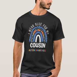 Ik Draag Blauw Voor Mijn Neef/Nicht Autisme Bewust T-shirt