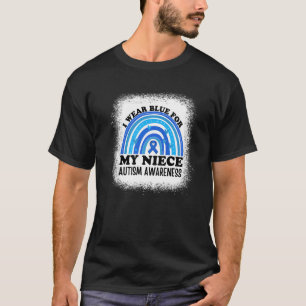Ik Draag Blauw voor mijn nichtautisme tante Aun T-shirt