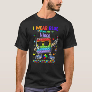 Ik Draag Blauw voor mijn nichtlui Autism Awareness T-shirt