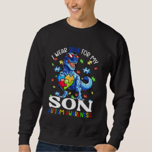 Ik Draag blauw voor mijn zoon Autisme Bewustzijn D Trui
