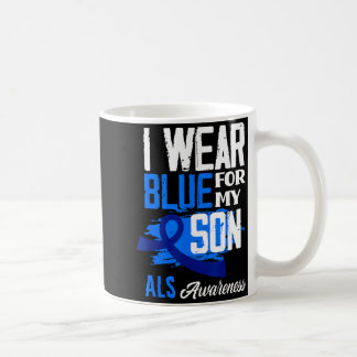 Ik Draag Blauw Voor Mijn Zoon Ondersteun Als-bewus Koffiemok