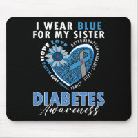 Ik Draag blauw voor mijn zuster type 1 diabetes aw