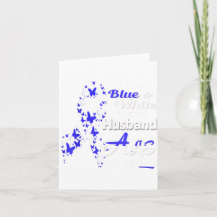 Ik draag blauw wit voor mijn man - als bewustzijn kaart