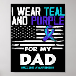 Ik Draag Blauwgroen en Paars voor mijn vader... su Poster