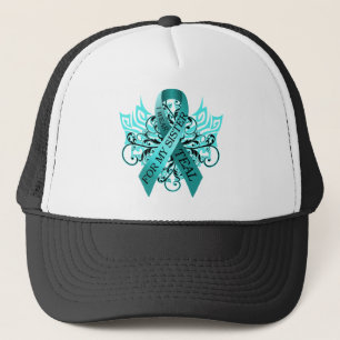 Ik Draag Blauwgroen voor mijn zuster.png Trucker Pet