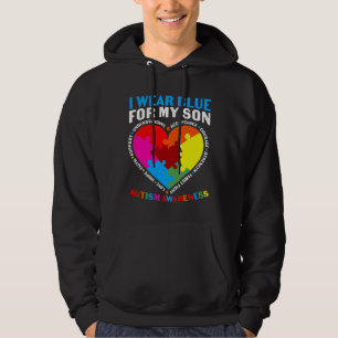 Ik Draag Blue voor My Son Autism Awareness Hoodie