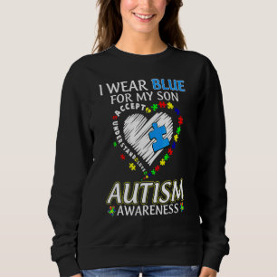 Ik Draag Blue voor My Son Autism Awareness Trui