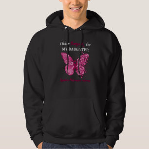 Ik Draag Bourgondië voor mijn dochter lymfatische Hoodie