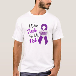 Ik Draag de ziekte van Paars Ribbon Alzheimer T-shirt