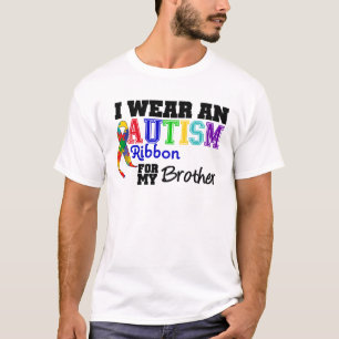 Ik Draag een autisme lint voor mijn broer T-shirt