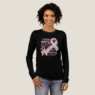 Ik Draag een overlevende van roze-Inspirerend kank Tri-Blend Shirt