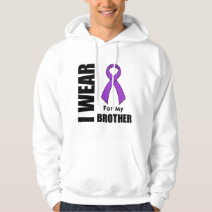 Ik Draag een Paars lint voor mijn broer Hoodie