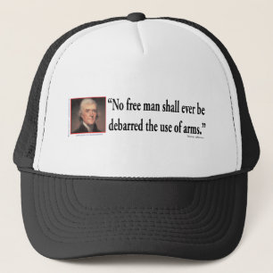 Ik draag een Pistool omdat een politieagent alleen Trucker Pet
