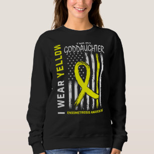 Ik Draag geel voor de dochter Endometriosis Awaren Trui
