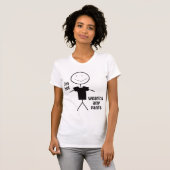 Ik draag geen broek! t-shirt (Voorkant volledig)