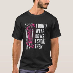 Ik Draag geen strikken, ik schoot ze neer op grapp T-shirt