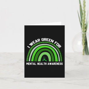 Ik Draag Green for Mental Health Awareness 2 Kaart