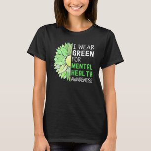 Ik Draag Green for Mental Health Awareness Green S T-shirt