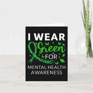 Ik Draag Green for Mental Health Awareness Month G Kaart