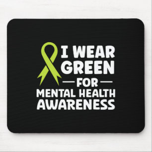 Ik Draag Green for Mental Health Awareness Muismat