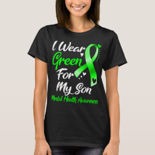 Ik Draag Green voor mijn jeugd Mental Health Aware T-shirt