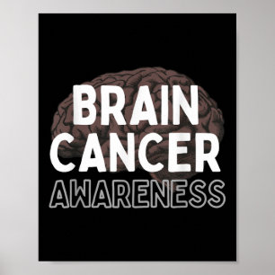 Ik Draag Grey voor Brain Tumor Awareness Grey S Ri Poster