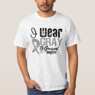 Ik Draag grijs bewustzijnslint voor mijn kleindoch T-shirt
