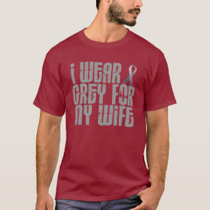 Ik Draag grijs voor mijn vrouw 16 T-shirt