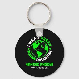 Ik draag groen voor het nefrotisch syndroom van mi sleutelhanger