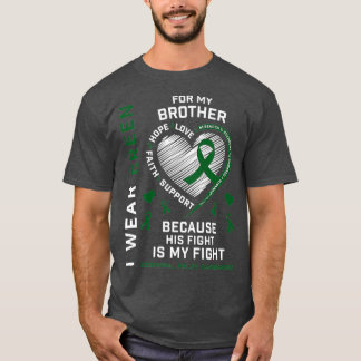 Ik Draag groen voor mijn broertje hersenverlamming T-shirt
