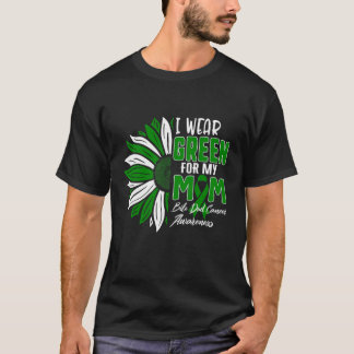 Ik Draag groen voor mijn moeder galwegkanker bewus T-shirt