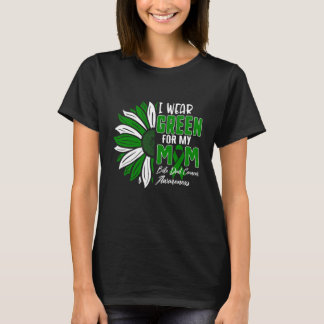 Ik Draag groen voor mijn moeder galwegkanker bewus T-shirt