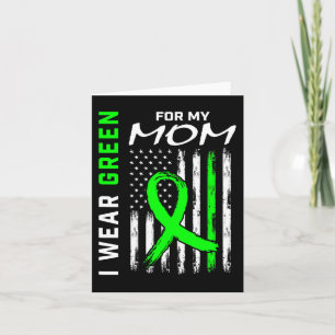 Ik Draag groen voor mijn moeder Nierziekte bewustz Kaart