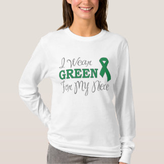 Ik Draag groen voor mijn nicht (groen bewustzijn l T-shirt