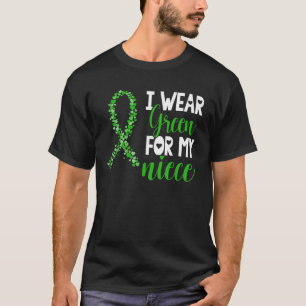 Ik Draag groen voor mijn nichtje Leverkanker Aware T-shirt
