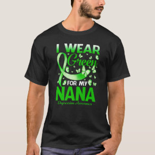Ik draag groen voor mijn oma Depressie bewustzijn  T-shirt
