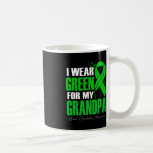Ik Draag groen voor mijn opa Brain Disabilities Aw Koffiemok