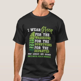 Ik draag groen voor Tal Gezondheidsbewustzijn Vech T-shirt