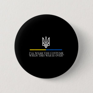 Ik Draag het kostuum als deze oorlog over Zelens i Ronde Button 5,7 Cm