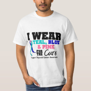 Ik Draag het schildklierkankerlint voor de kuur T-shirt