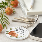 Ik draag je Mok Sleutelhanger (Voorkant Rechts)