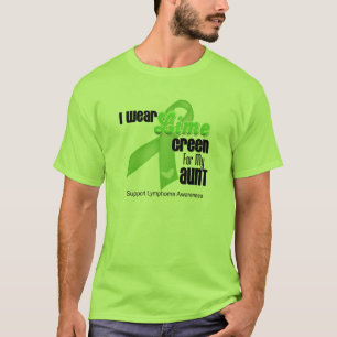 Ik Draag Lime Green voor mijn tante. T-shirt