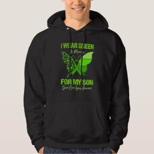 Ik draag limoengroen vanwege de Ruggengraatletsel Hoodie