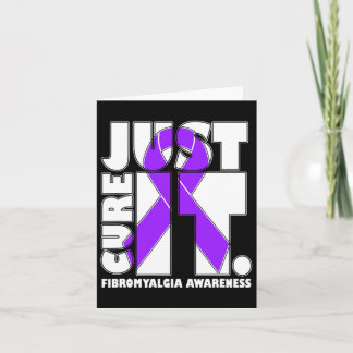 Ik Draag lint Paarse fibromyalgie bewustzijn Kaart
