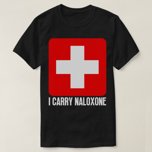 Ik draag naloxon 48 t-shirt (Design voorkant)