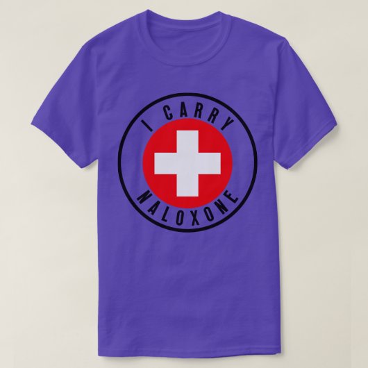 Ik draag naloxon 4 t-shirt (Design voorkant)