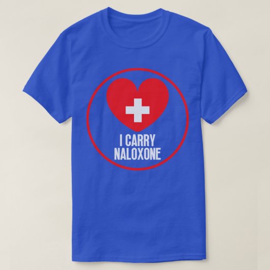 Ik draag naloxon t-shirt (Design voorkant)